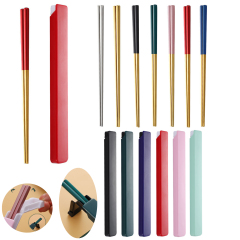 Reusable Stainless Steel Chopsticks With Case