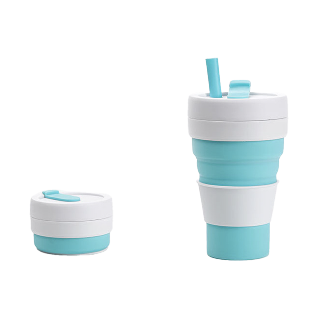 16oz Collapsible Silicone Water Bottle