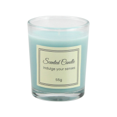 Scented Soy Wax Glass Jar Candle