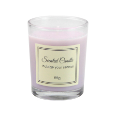 Scented Soy Wax Glass Jar Candle