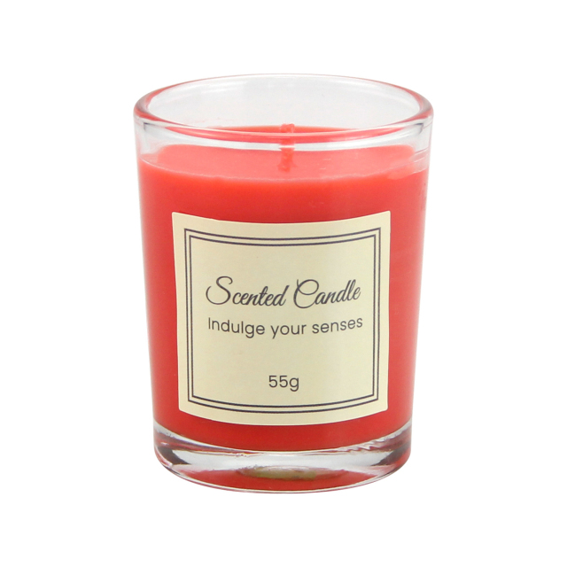 Scented Soy Wax Glass Jar Candle
