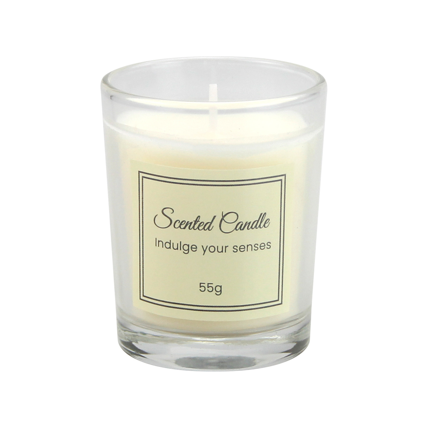 Scented Soy Wax Glass Jar Candle