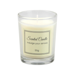 Scented Soy Wax Glass Jar Candle