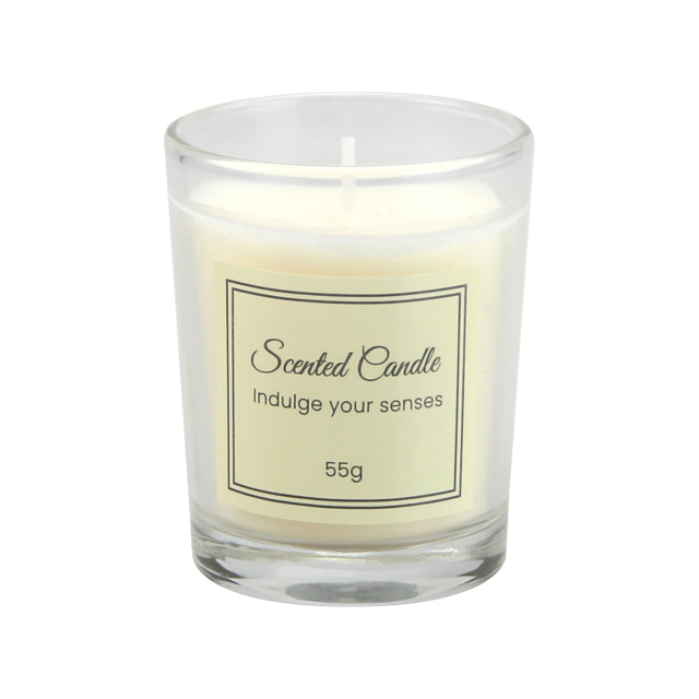 Scented Soy Wax Glass Jar Candle