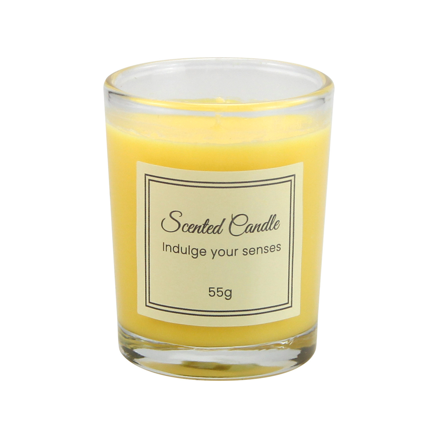 Scented Soy Wax Glass Jar Candle