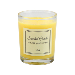 Scented Soy Wax Glass Jar Candle