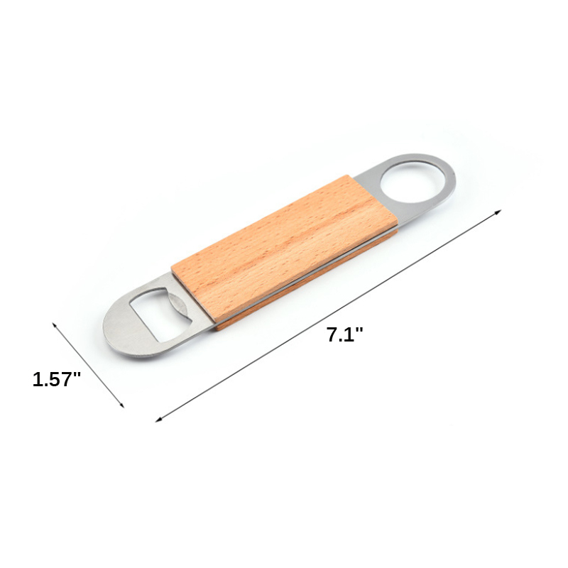 Wooden Handle Bottle Opener