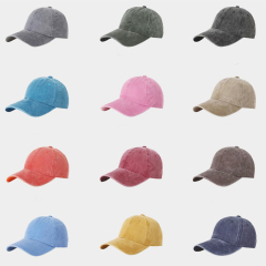 Washed Cotton Twill Baseball Caps