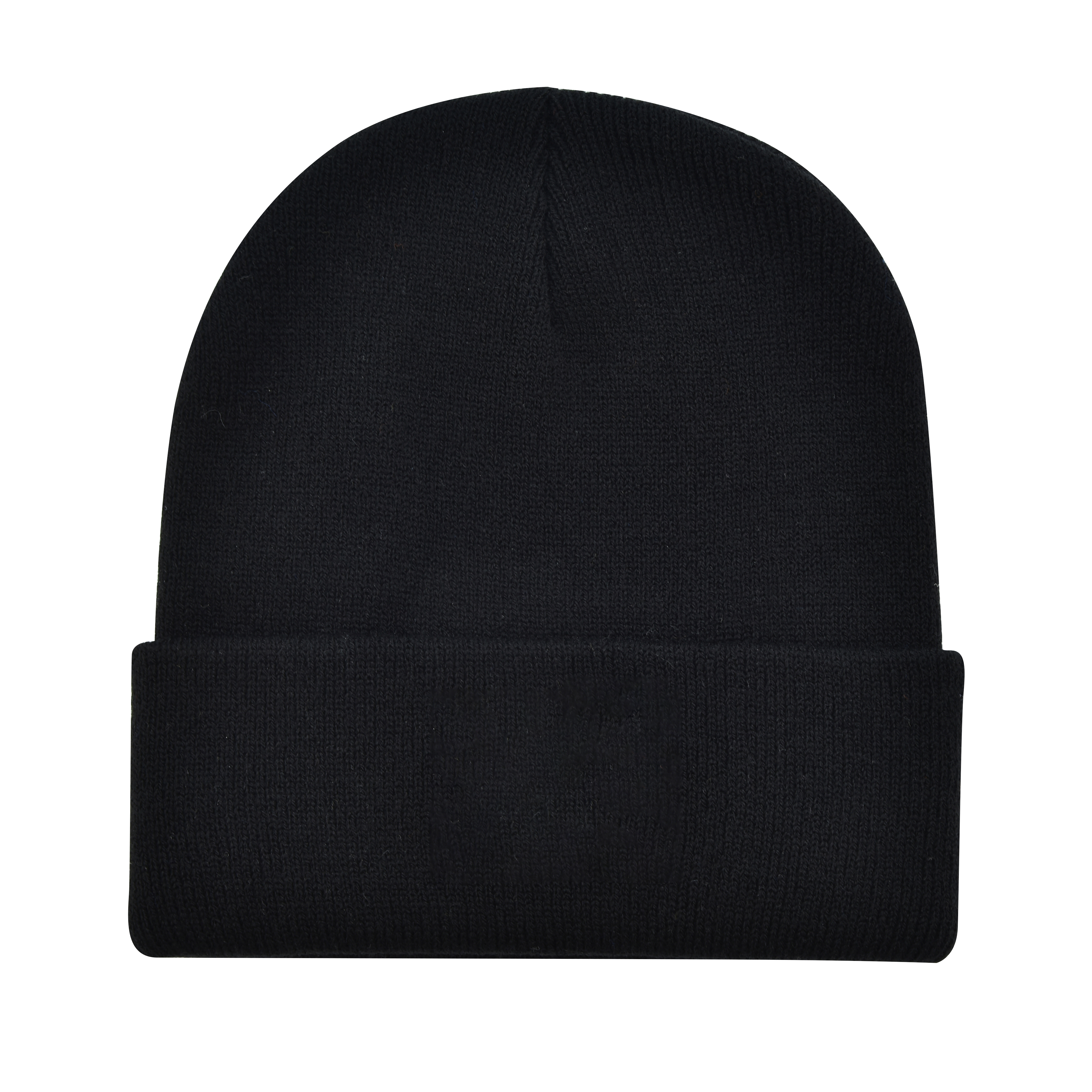 Knit Beanie Cap w/Cuff