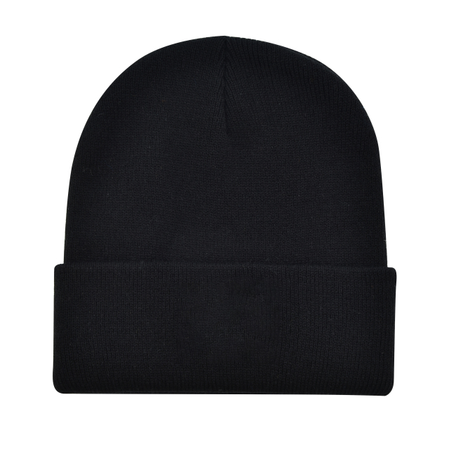Knit Beanie Cap w/Cuff
