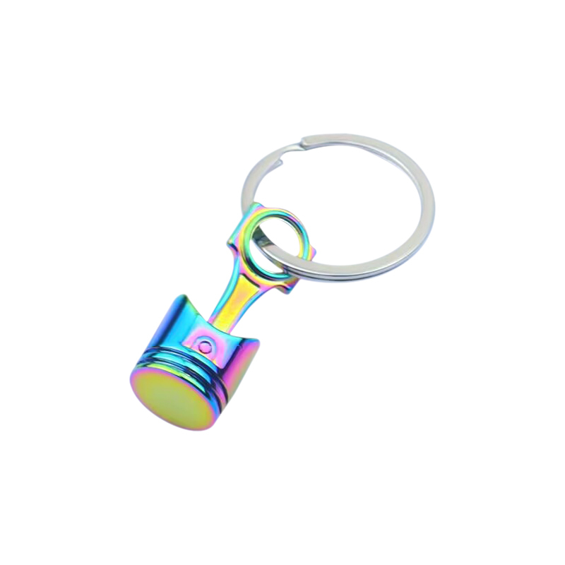 Mini Engine Piston Model Keychain