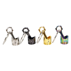 Mini Engine Piston Model Keychain