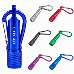 Aluminum Carabiner LED Keychain