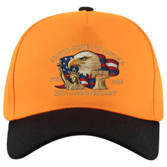 5 Panel Colorblock Cotton Structured Baseball Cap – USA 250th Anniversary Edition
