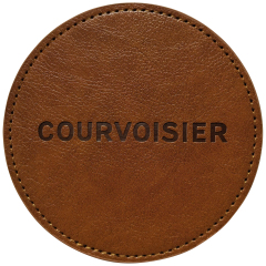 Round PU Leather Coasters