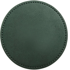 Round PU Leather Coasters