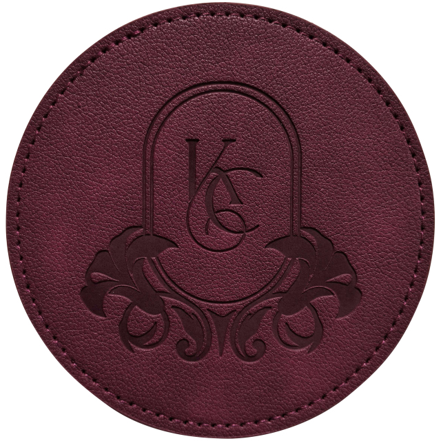 Round PU Leather Coasters