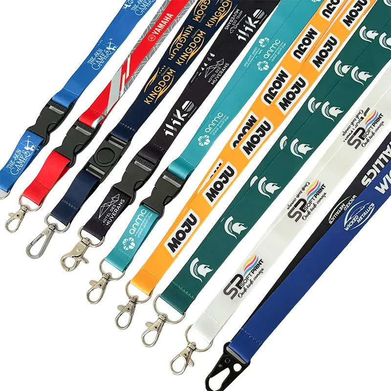 3/4" Full Color Dye Sublimated Lanyard
