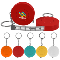 Retractable Round Tape Measure Keychain