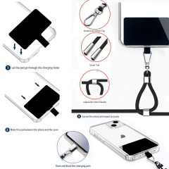 Nylon Soft Rope Phone Strap/ Phone Safe Lanyards