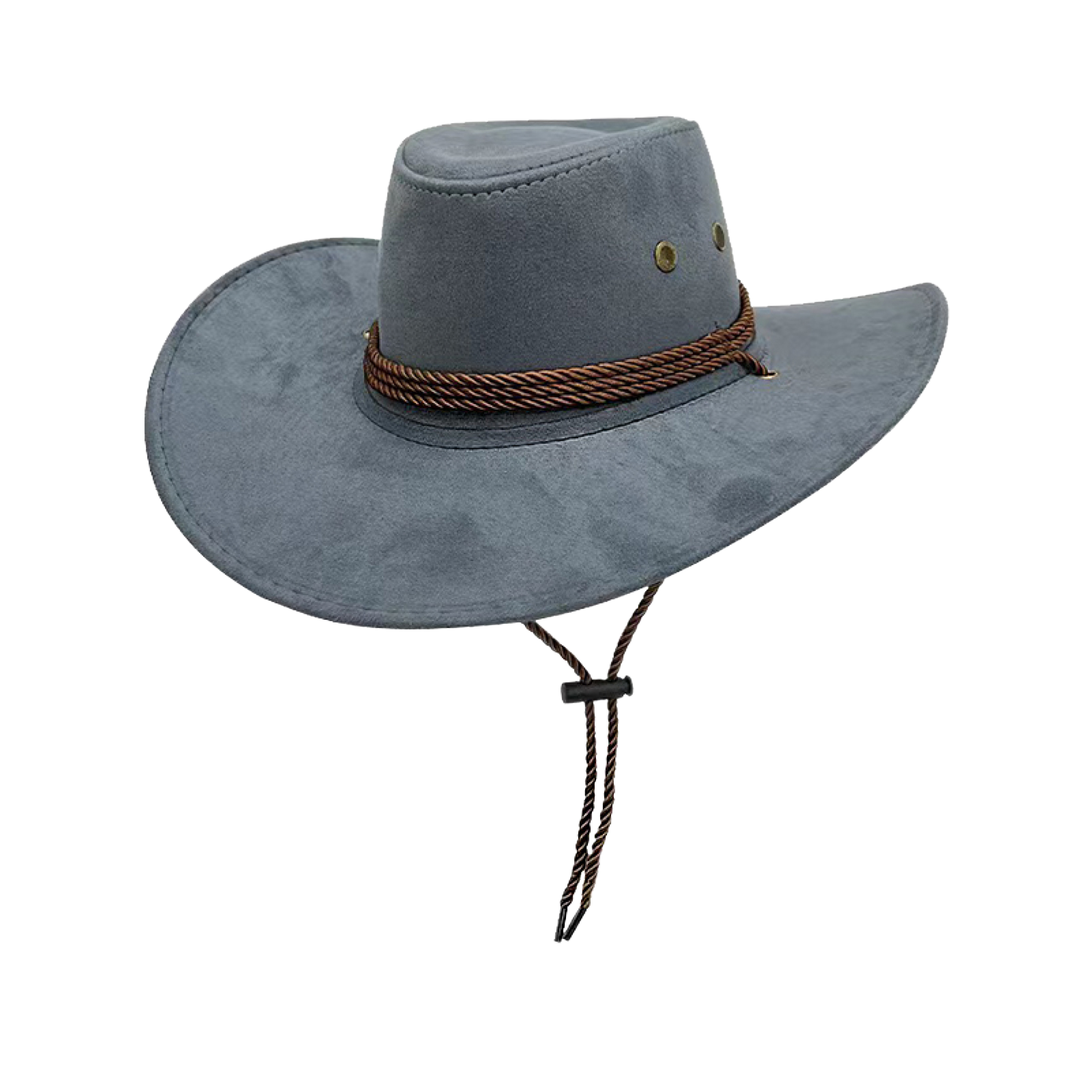 Wide Brim Faux Suede Cowboy Hat