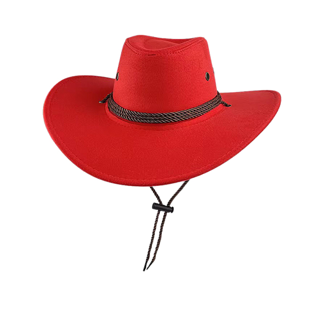 Wide Brim Faux Suede Cowboy Hat