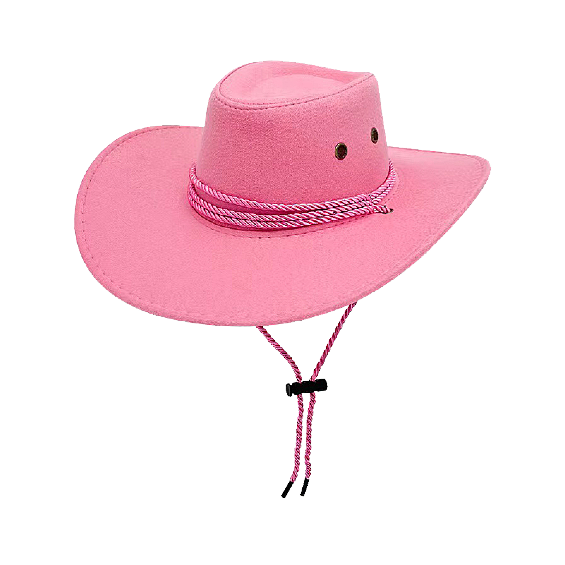 Wide Brim Faux Suede Cowboy Hat