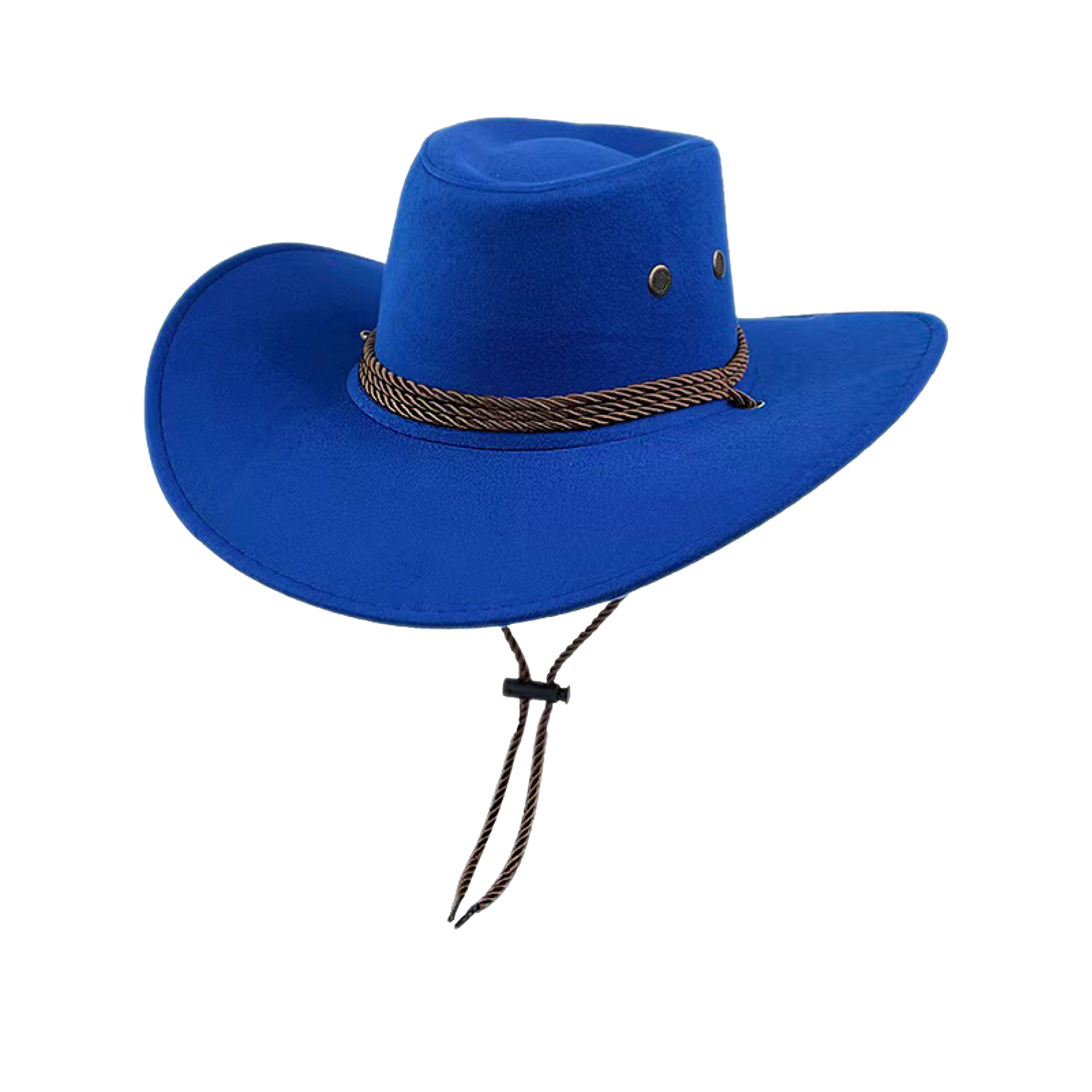 Wide Brim Faux Suede Cowboy Hat