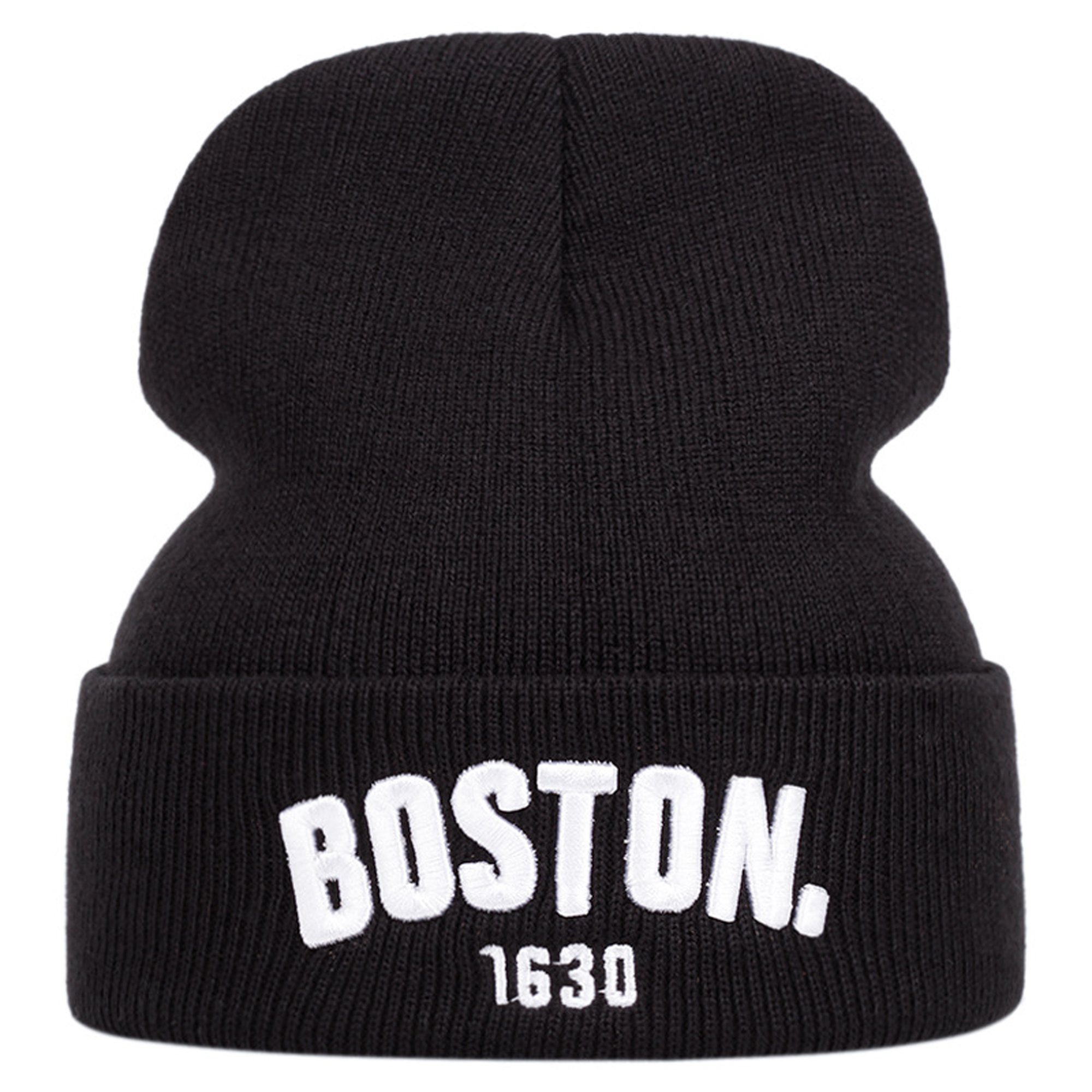 3D Embroidery Knit Beanie Cap