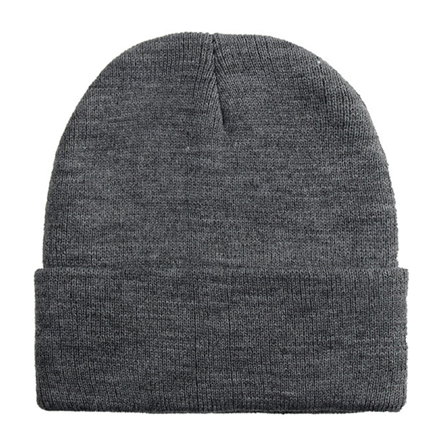 3D Embroidery Knit Beanie Cap