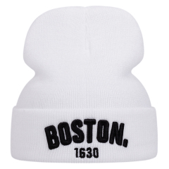 3D Embroidery Knit Beanie Cap