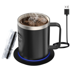 12OZ Stailess Steel Coffee Mug Warmer