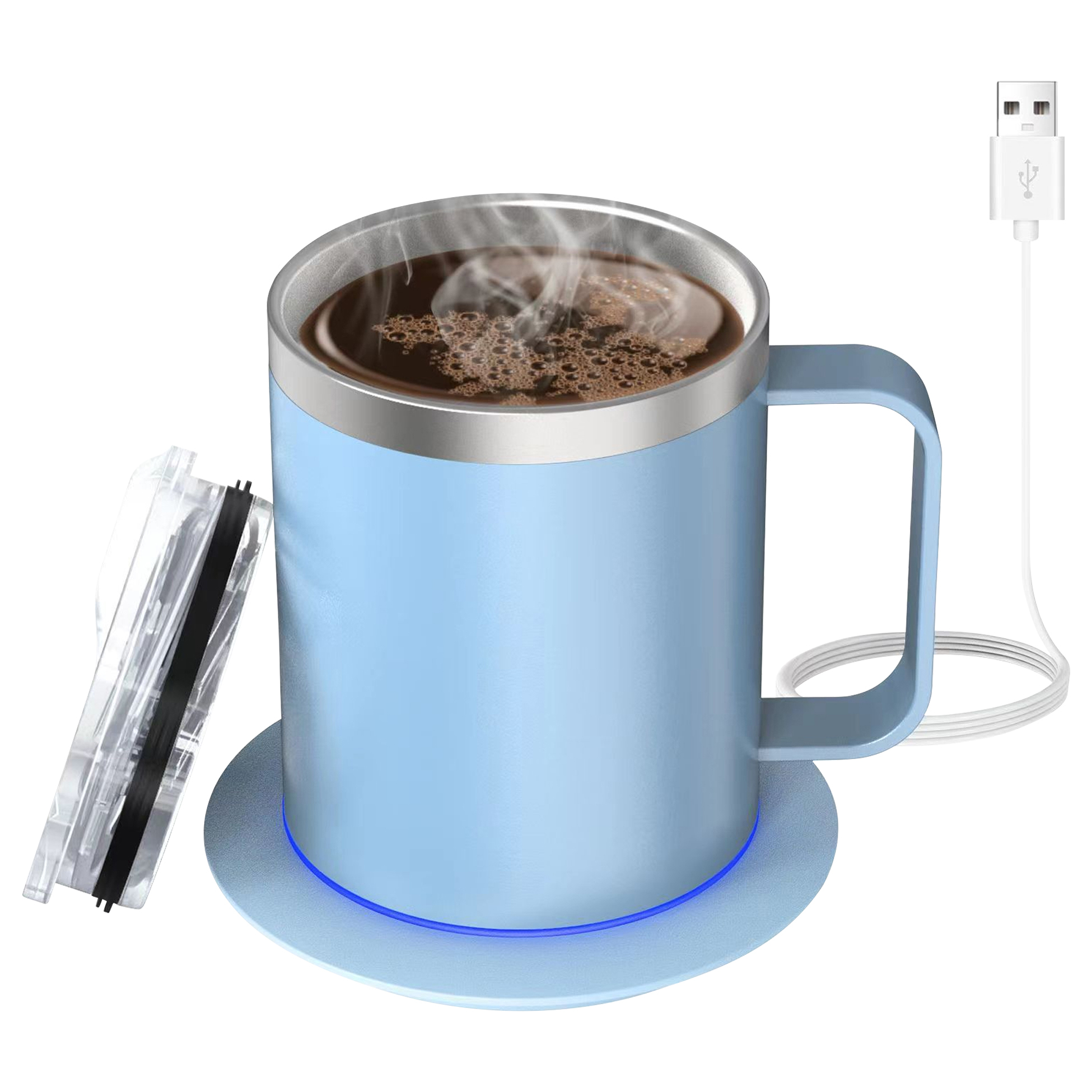12OZ Stailess Steel Coffee Mug Warmer