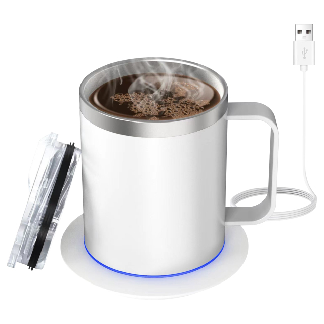 12OZ Stailess Steel Coffee Mug Warmer