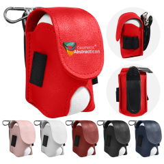 Leather Golf Ball Waist Bag
