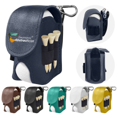 Mini Leather Golf Balls Bag