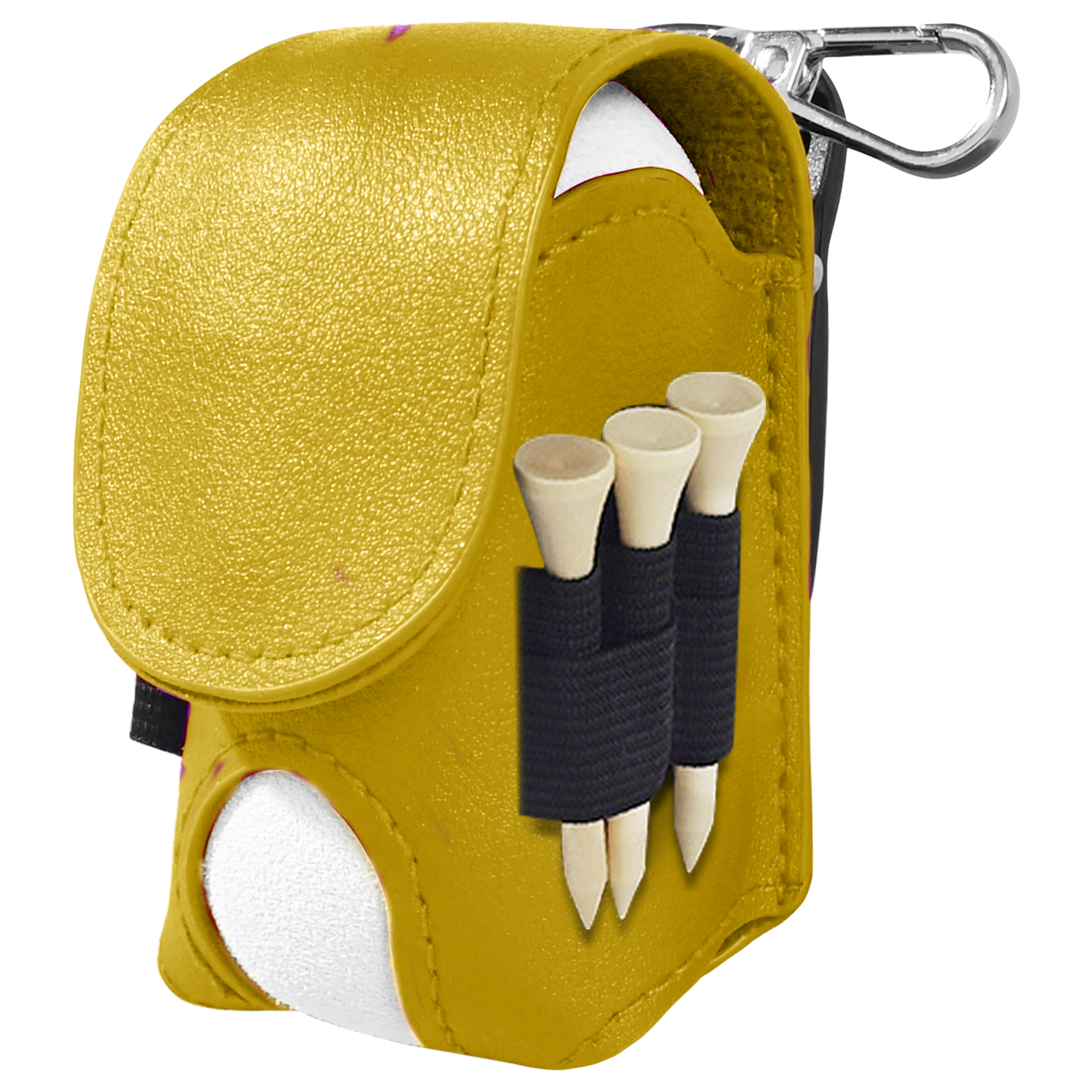 Mini Leather Golf Balls Bag