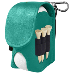 Mini Leather Golf Balls Bag