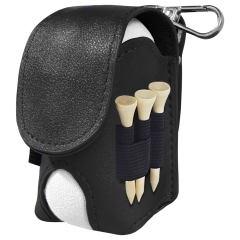 Mini Leather Golf Balls Bag