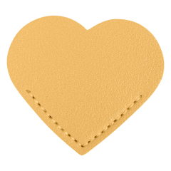 Leather Heart Bookmark