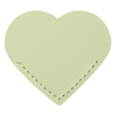 Leather Heart Bookmark