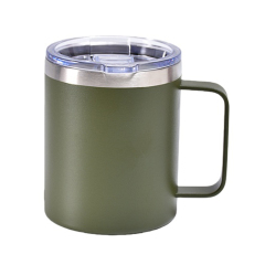 12oz Stainless Steel Insulated Mug W/ Handle