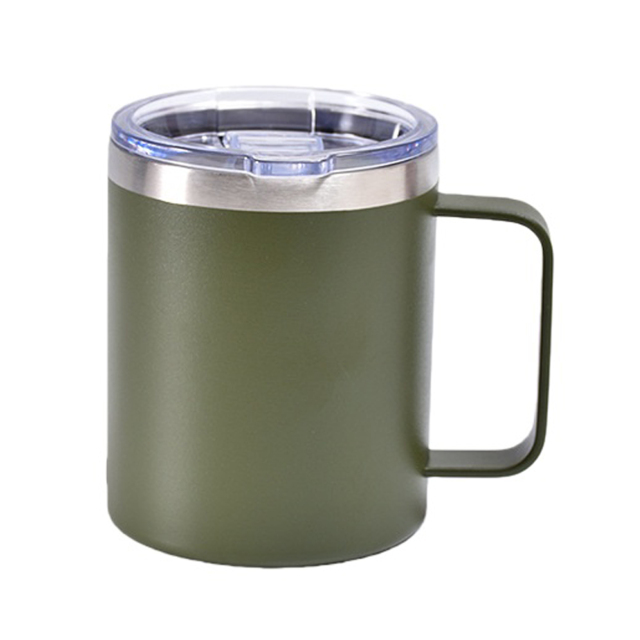 12oz Stainless Steel Insulated Mug W/ Handle