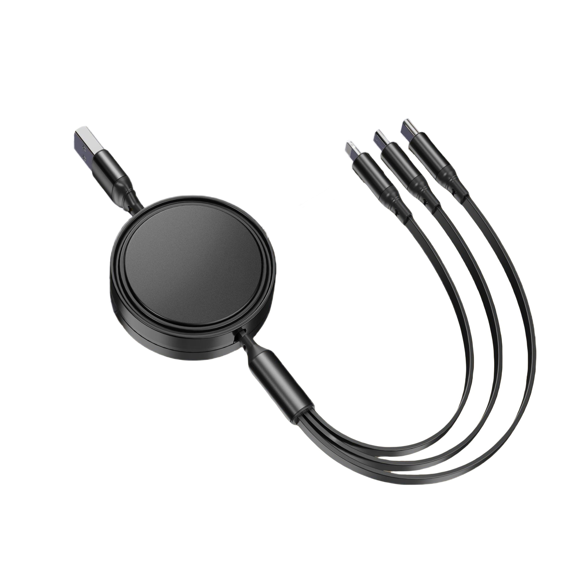 3" 1 Retractable Charging Cable