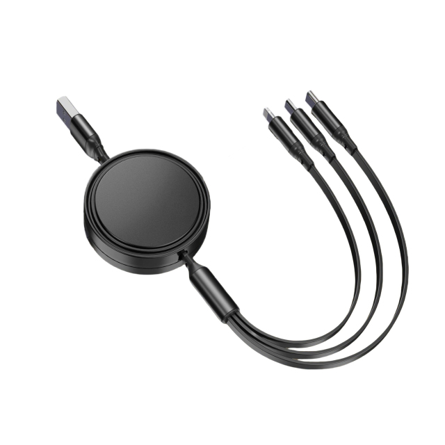 3" 1 Retractable Charging Cable