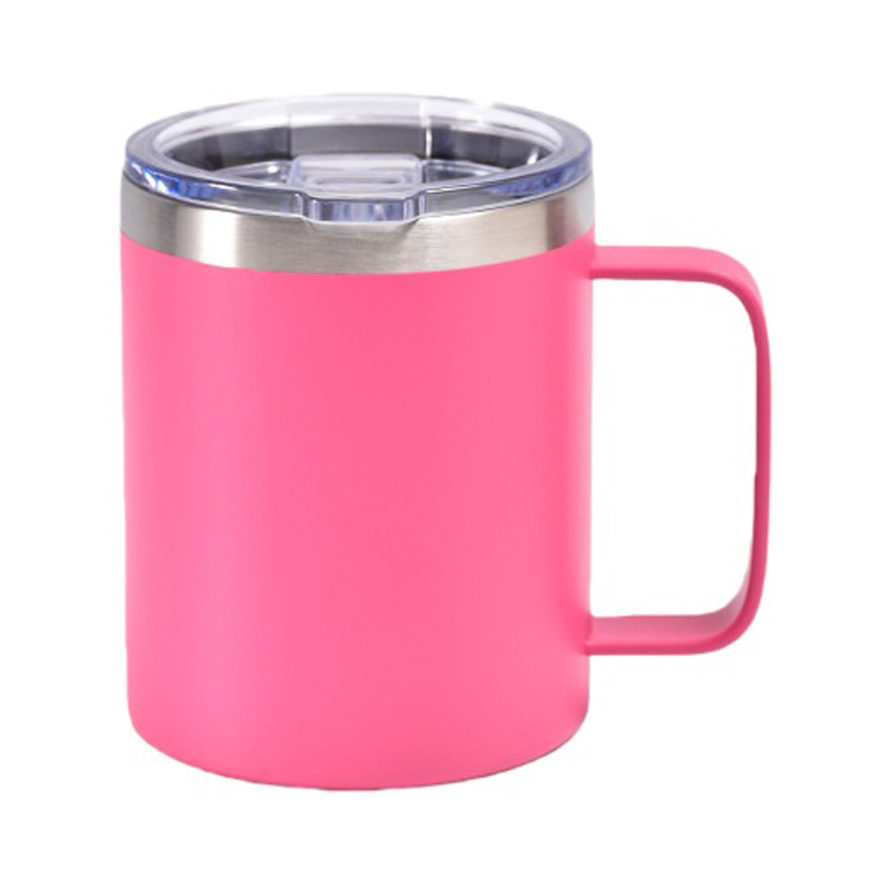 12oz Stainless Steel Insulated Mug W/ Handle