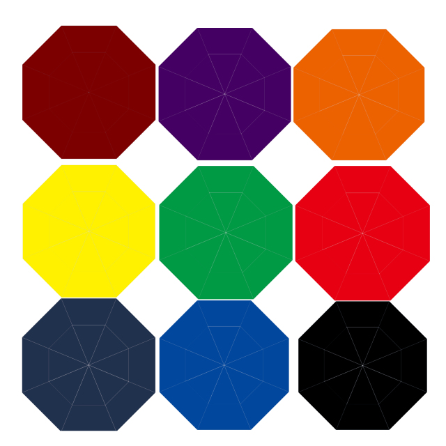 48" Arc Windproof Automatic Open Umbrella