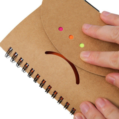 Spiral Notebook With Index labels And Pen Set