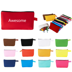Zipper Canvas Pencil Case