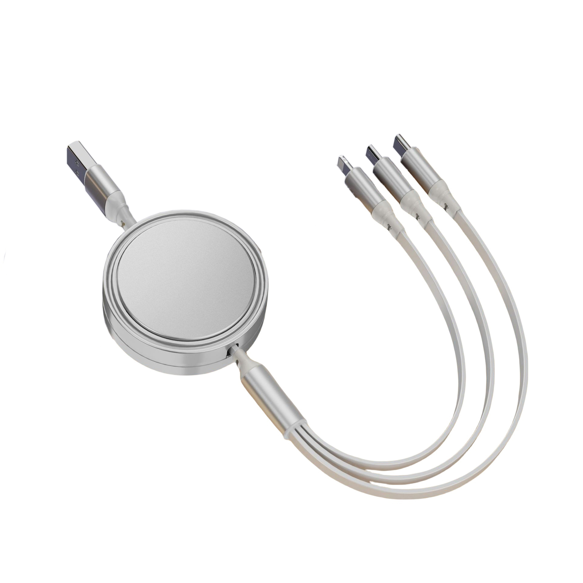 3" 1 Retractable Charging Cable